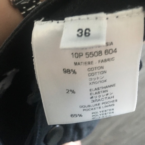 Givenchy Black Skinny Jeans with Side Stripes - Picture 3 of 4